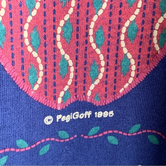 Vintage Rules for a Delicious Life Apple 1995 Tee Shirt Size Medium Adult - Picture 3 of 7